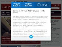 Tablet Screenshot of forsal.pl